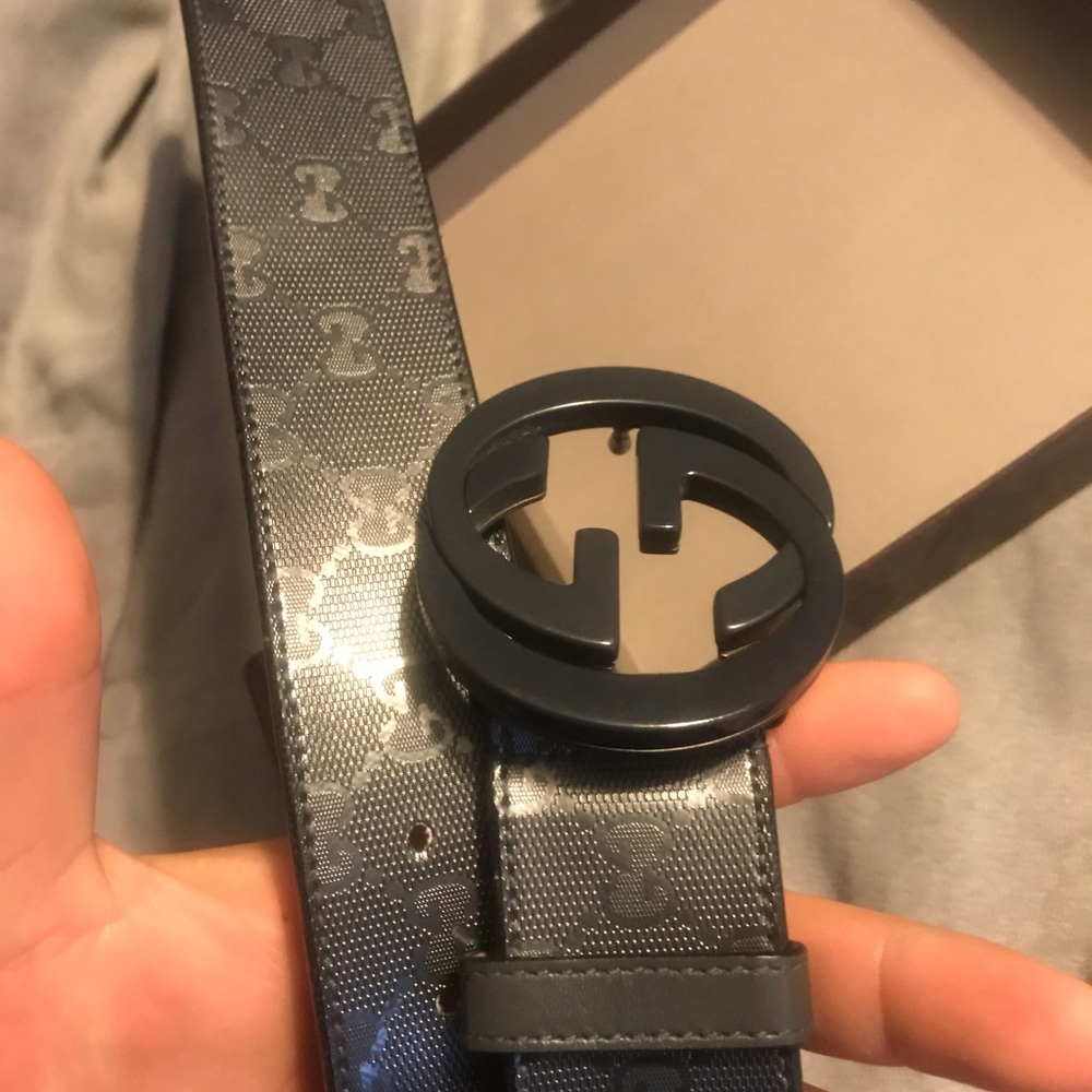 Gucci Belt Grey